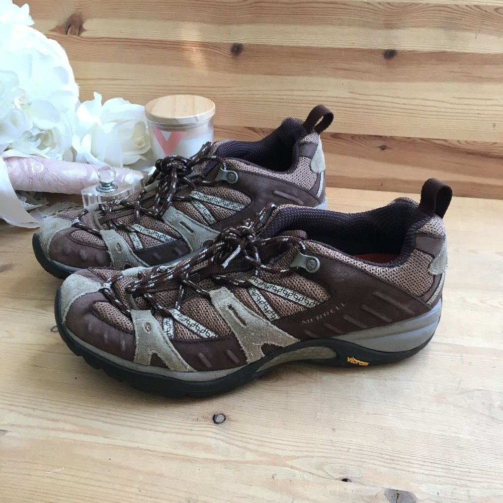 Siren Sport Suede & Leather Trail Hiking Running Shoe in Espresso, Waterproof